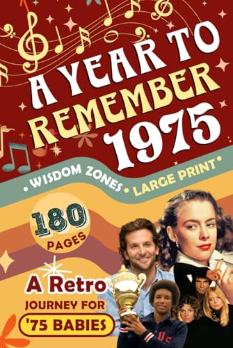 1975 A Year To Remember - Global Editon: Celebrate the Radio Babies with Historic Moments | Nostalgic Gifts For Seniors | The Surprire Gift For Those Born or Married in 1975 1975 A Year To Remember - Global Editon: Celebrate the Radio Babies with Historic Moments | Nostalgic Gifts For Seniors | The Surprire Gift For Those Born or Married in 1975 von Independently published