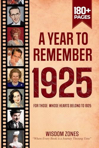 A Year To Remember 1925 Book: The Year You Were Born or Married in 1925, Time Traveling to 1925, Explore Historical Events Through Nostalgic Photographs, Relaxing Activities A Year To Remember 1925 Book: The Year You Were Born or Married in 1925, Time Traveling to 1925, Explore Historical Events Through Nostalgic Photographs, Relaxing Activities von Independently published
