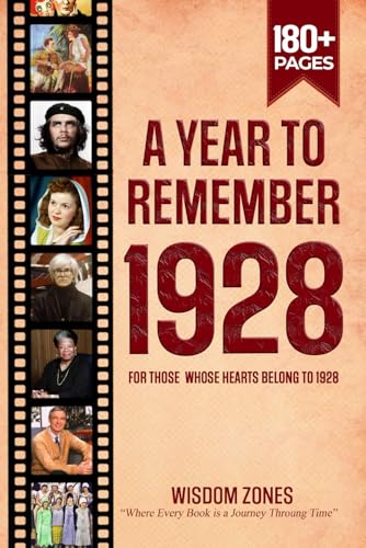 A Year To Remember 1928 Book: The Year You Were Born or Married in 1928, Time Traveling to 1928, Explore Historical Events Through Nostalgic Photographs, Relaxing Activities A Year To Remember 1928 Book: The Year You Were Born or Married in 1928, Time Traveling to 1928, Explore Historical Events Through Nostalgic Photographs, Relaxing Activities von Independently published