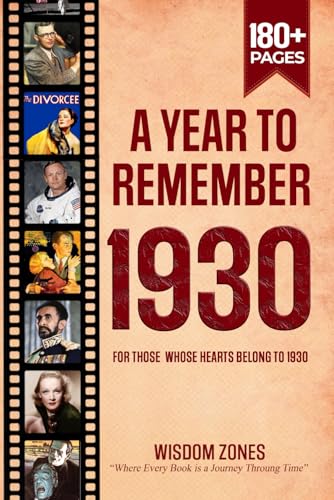 A Year To Remember 1930 Book: The Year You Were Born or Married in 1930, Time Traveling to 1930, Explore Historical Events Through Nostalgic Photographs, Relaxing Activities A Year To Remember 1930 Book: The Year You Were Born or Married in 1930, Time Traveling to 1930, Explore Historical Events Through Nostalgic Photographs, Relaxing Activities von Independently published
