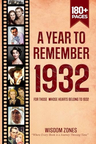 A Year To Remember 1932 Book: The Year You Were Born or Married in 1932, Time Traveling to 1932, Explore Historical Events Through Nostalgic Photographs, Relaxing Activities A Year To Remember 1932 Book: The Year You Were Born or Married in 1932, Time Traveling to 1932, Explore Historical Events Through Nostalgic Photographs, Relaxing Activities von Independently published