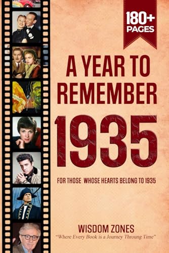 A Year To Remember 1935 Book: The Year You Were Born or Married in 1935, Time Traveling to 1935, Explore Historical Events Through Nostalgic Photographs, Relaxing Activities A Year To Remember 1935 Book: The Year You Were Born or Married in 1935, Time Traveling to 1935, Explore Historical Events Through Nostalgic Photographs, Relaxing Activities von Independently published