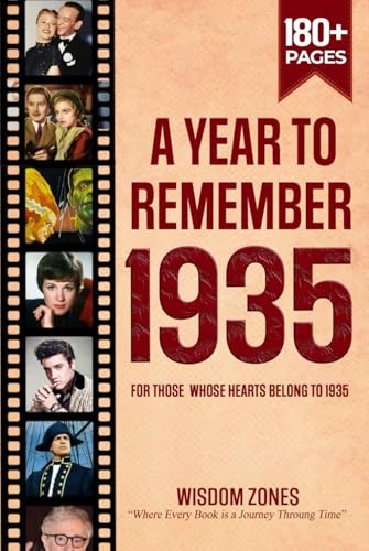 A Year To Remember 1935 Book: The Year You Were Born or Married in 1935, Time Traveling to 1935, Explore Historical Events Through Nostalgic Photographs, Relaxing Activities A Year To Remember 1935 Book: The Year You Were Born or Married in 1935, Time Traveling to 1935, Explore Historical Events Through Nostalgic Photographs, Relaxing Activities von Independently published
