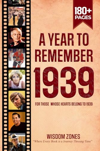 A Year To Remember 1939 Book: The Year You Were Born or Married in 1939, Time Traveling to 1939, Explore Historical Events Through Nostalgic Photographs, Relaxing Activities A Year To Remember 1939 Book: The Year You Were Born or Married in 1939, Time Traveling to 1939, Explore Historical Events Through Nostalgic Photographs, Relaxing Activities von Independently published