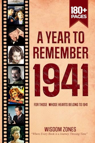 A Year To Remember 1941 Book: The Year You Were Born or Married in 1941, Time Traveling to 1941, Explore Historical Events Through Nostalgic Photographs, Relaxing Activities A Year To Remember 1941 Book: The Year You Were Born or Married in 1941, Time Traveling to 1941, Explore Historical Events Through Nostalgic Photographs, Relaxing Activities von Independently published