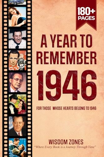 A Year To Remember 1946 Book: The Year You Were Born or Married, Time Traveling to 1946, Explore Historical Events Through Nostalgic Photographs, Relaxing Activities A Year To Remember 1946 Book: The Year You Were Born or Married, Time Traveling to 1946, Explore Historical Events Through Nostalgic Photographs, Relaxing Activities von Independently published