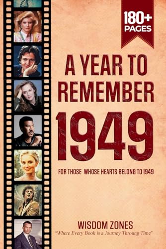 A Year To Remember 1949 Book: The Year You Were Born or Married, Time Traveling to 1949, Explore Historical Events Through Nostalgic Photographs, Relaxing Activities A Year To Remember 1949 Book: The Year You Were Born or Married, Time Traveling to 1949, Explore Historical Events Through Nostalgic Photographs, Relaxing Activities von Independently published