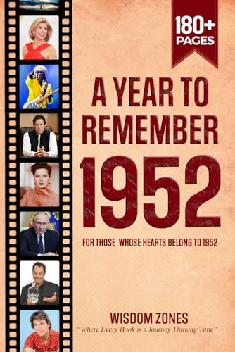 A Year To Remember 1952 Book: The Year You Were Born or Married, Time Traveling to 1952, Explore Historical Events Through Nostalgic Photographs, Relaxing Activities A Year To Remember 1952 Book: The Year You Were Born or Married, Time Traveling to 1952, Explore Historical Events Through Nostalgic Photographs, Relaxing Activities von Independently published