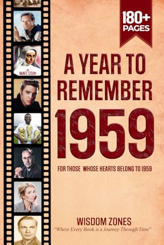 A Year To Remember 1959 Book: The Year You Were Born or Married, Time Traveling to 1959, Explore Historical Events Through Nostalgic Photographs, Relaxing Activities A Year To Remember 1959 Book: The Year You Were Born or Married, Time Traveling to 1959, Explore Historical Events Through Nostalgic Photographs, Relaxing Activities von Independently published