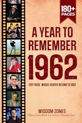 A Year To Remember 1962 Book: The Year You Were Born or Married, Time Traveling to 1962, Explore Historical Events Through Nostalgic Photographs, Relaxing Activities A Year To Remember 1962 Book: The Year You Were Born or Married, Time Traveling to 1962, Explore Historical Events Through Nostalgic Photographs, Relaxing Activities von Independently published