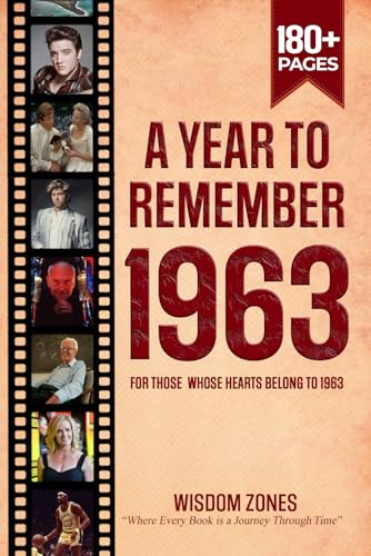 A Year To Remember 1963 Book: The Year You Were Born or Married, Time Traveling to 1963, Explore Historical Events Through Nostalgic Photographs, Relaxing Activities A Year To Remember 1963 Book: The Year You Were Born or Married, Time Traveling to 1963, Explore Historical Events Through Nostalgic Photographs, Relaxing Activities von Independently published