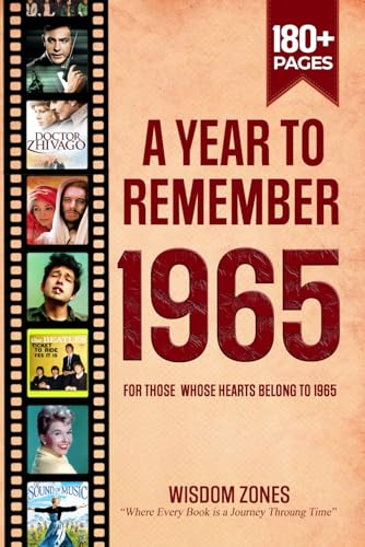A Year To Remember 1965 Book: The Year You Were Born or Married in 1965, Time Traveling to 1965, Explore Historical Events Through Nostalgic Photographs, Relaxing Activities A Year To Remember 1965 Book: The Year You Were Born or Married in 1965, Time Traveling to 1965, Explore Historical Events Through Nostalgic Photographs, Relaxing Activities von Independently published
