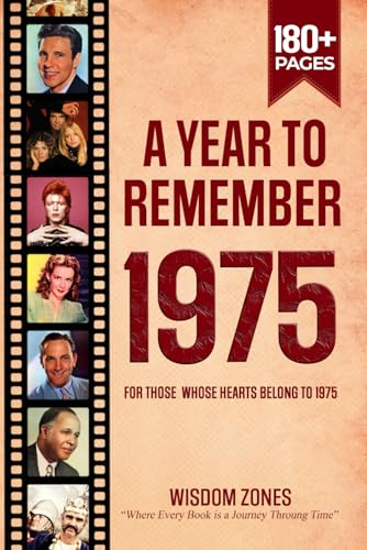 A Year To Remember 1975 Book: The Year You Were Born or Married in 1975, Time Traveling to 1975, Explore Historical Events Through Nostalgic Photographs, Relaxing Activities A Year To Remember 1975 Book: The Year You Were Born or Married in 1975, Time Traveling to 1975, Explore Historical Events Through Nostalgic Photographs, Relaxing Activities von Independently published