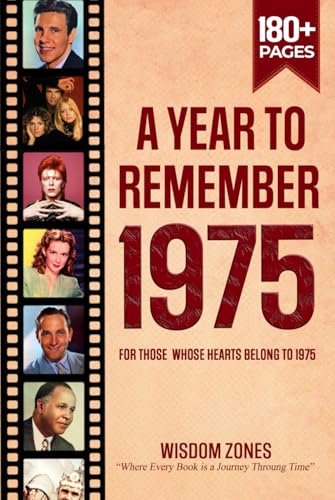 A Year To Remember 1975 Book: The Year You Were Born or Married in 1975, Time Traveling to 1975, Explore Historical Events Through Nostalgic Photographs, Relaxing Activities A Year To Remember 1975 Book: The Year You Were Born or Married in 1975, Time Traveling to 1975, Explore Historical Events Through Nostalgic Photographs, Relaxing Activities von Independently published