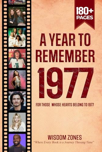 A Year To Remember 1977 Book: The Year You Were Born or Married, Time Traveling to 1977, Explore Historical Events Through Nostalgic Photographs, Relaxing Activities A Year To Remember 1977 Book: The Year You Were Born or Married, Time Traveling to 1977, Explore Historical Events Through Nostalgic Photographs, Relaxing Activities von Independently published