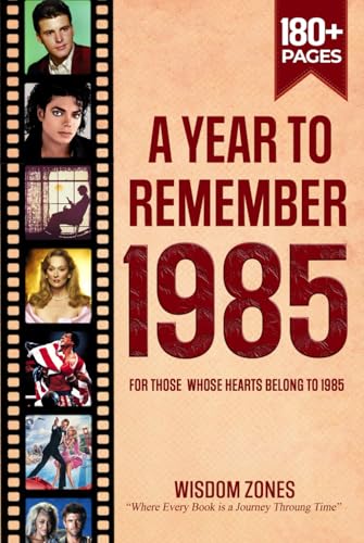 A Year To Remember 1985 Book: The Year You Were Born or Married in 1985, Time Traveling to 1985, Explore Historical Events Through Nostalgic Photographs, Relaxing Activities A Year To Remember 1985 Book: The Year You Were Born or Married in 1985, Time Traveling to 1985, Explore Historical Events Through Nostalgic Photographs, Relaxing Activities von Independently published