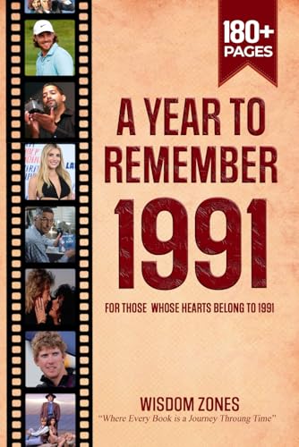 A Year To Remember 1991 Book: The Year You Were Born or Married, Time Traveling to 1991, Explore Historical Events Through Nostalgic Photographs, Relaxing Activities A Year To Remember 1991 Book: The Year You Were Born or Married, Time Traveling to 1991, Explore Historical Events Through Nostalgic Photographs, Relaxing Activities von Independently published