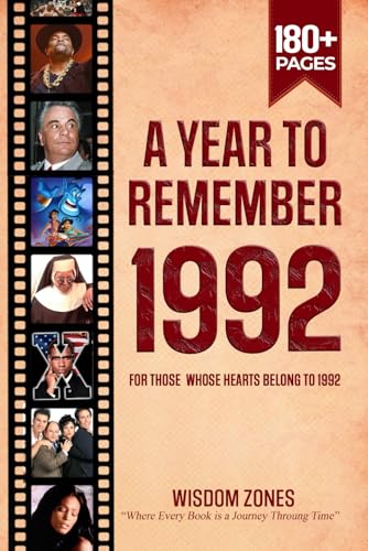 A Year To Remember 1992 Book: The Year You Were Born or Married in 1992, Time Traveling to 1992, Explore Historical Events Through Nostalgic Photographs, Relaxing Activities A Year To Remember 1992 Book: The Year You Were Born or Married in 1992, Time Traveling to 1992, Explore Historical Events Through Nostalgic Photographs, Relaxing Activities von Independently published