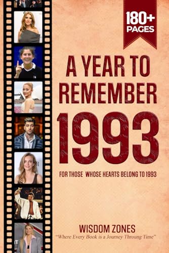 A Year To Remember 1993 Book: The Year You Were Born or Married, Time Traveling to 1993, Explore Historical Events Through Nostalgic Photographs, Relaxing Activities A Year To Remember 1993 Book: The Year You Were Born or Married, Time Traveling to 1993, Explore Historical Events Through Nostalgic Photographs, Relaxing Activities von Independently published