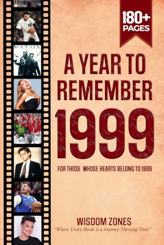 A Year To Remember 1999 Book: The Year You Were Born or Married, Time Traveling to 1999, Explore Historical Events Through Nostalgic Photographs, Relaxing Activities A Year To Remember 1999 Book: The Year You Were Born or Married, Time Traveling to 1999, Explore Historical Events Through Nostalgic Photographs, Relaxing Activities von Independently published