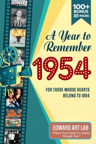 A Year to Remember 1954: News Throughout the Year 1954, Time to Travelling Memorial Book, All Important Historical Facts, Gifts for Unique Birthday, ... Where History Comes Alive for Time Traveler)