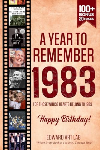 A Year to Remember For Those Who Heart Belong To 1983 book: The year you were born or you got married, A Time Traveler’s Guide Flashback Series of ... Guide: Flashback Series of Memorial Books)
