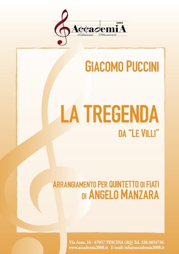 La tregenda da «Le Villi». Arrangiamento per quintetto di fiati. Partitura von Accademia2008