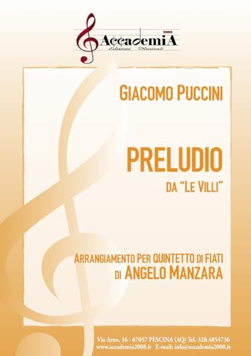 Preludio da «Le Villi». Arrangiamento per quintetto di fiati. Partitura von Accademia2008