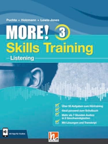 MORE! 3 Skills Training - Listening: mit App für Audios (Helbling Languages)
