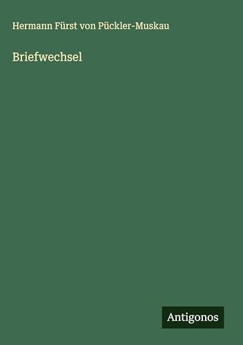 Briefwechsel von Antigonos Verlag
