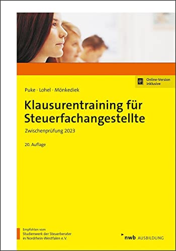 Klausurentraining für Steuerfachangestellte: Zwischenprüfung 2023 von NWB Verlag