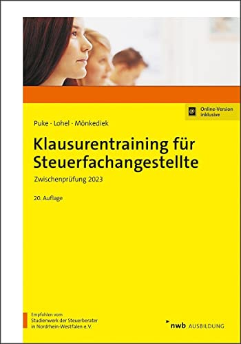 Klausurentraining für Steuerfachangestellte: Zwischenprüfung 2023