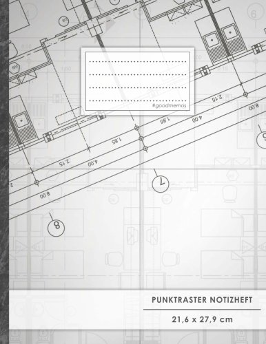 Punktraster Notizbuch • A4-Format, 100+ Seiten, Soft Cover, Register, „Architekt“ • Original #GoodMemos Dot Grid Notebook • Perfekt als Skizzenbuch, Tagebuch, Handlettering Übungsbuch Punktraster Notizbuch • A4-Format, 100+ Seiten, Soft Cover, Register, „Architekt“ • Original #GoodMemos Dot Grid Notebook • Perfekt als Skizzenbuch, Tagebuch, Handlettering Übungsbuch