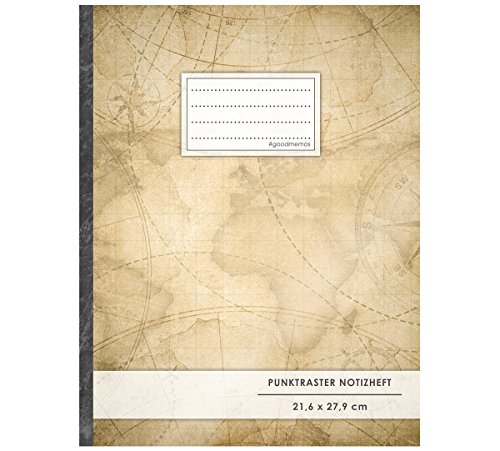 Punktraster Notizbuch • A4-Format, 100+ Seiten, Soft Cover, Register, „Travel Journal“ • Original #GoodMemos Dot Grid Notebook • Perfekt als Bullet Journal, Zeichenbuch, Skizzenbuch, Calligraphie Buch Punktraster Notizbuch • A4-Format, 100+ Seiten, Soft Cover, Register, „Travel Journal“ • Original #GoodMemos Dot Grid Notebook • Perfekt als Bullet Journal, Zeichenbuch, Skizzenbuch, Calligraphie Buch von CREATESPACE