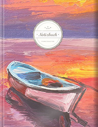 Punktraster Notizbuch (©Star, A4, 156 Seiten, Softcover) || Dickes Notizbuch mit Register + Robuster Einband || Bullet Journal, Handlettering, Skizzenbuch, Zeichenbuch, Gepunktet, „Sehnsucht“ von CREATESPACE