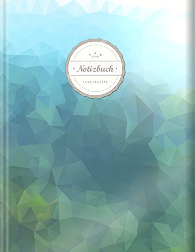 Punktraster Notizbuch (©Star, A4, 156 Seiten, Softcover) || Dickes Notizbuch mit Register + Robuster Einband || Bullet Journal, Handlettering, Skizzenbuch, Zeichenbuch, Tagebuch, "Abstract Forest"
