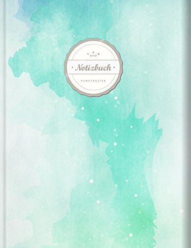Punktraster Notizbuch (©Star, A4, 156 Seiten, Softcover) || Dickes Notizbuch mit Register + Robuster Einband || Bullet Journal, Handlettering, Skizzenbuch, Zeichenbuch, Tagebuch, "Wasserfarben"