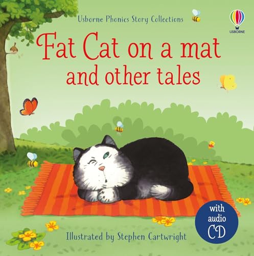 Fat cat on a mat and other tales with CD (Phonics Story Collections)