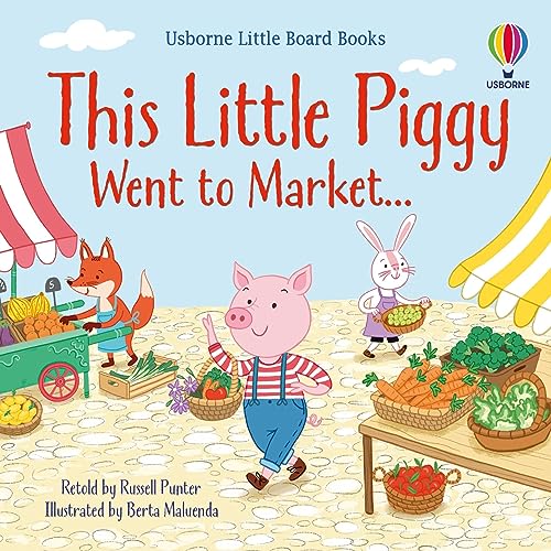 This little piggy went to market (Little Board Books) von Usborne