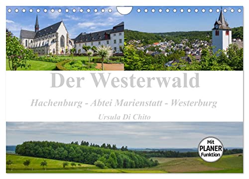 Der Westerwald (Wandkalender 2024 DIN A4 quer), CALVENDO Monatskalender von CALVENDO