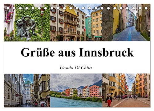 Grüße aus Innsbruck (Tischkalender 2024 DIN A5 quer), CALVENDO Monatskalender von CALVENDO