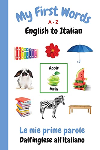 My First Words A - Z English to Italian: Bilingual Learning Made Fun and Easy with Words and Pictures (My First Words Language Learning Series) von Dunhill Clare Publishing