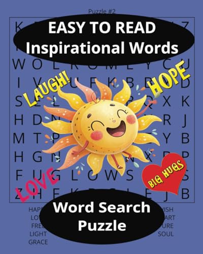 EASY TO READ - Inspirational Words: Word Search von Independently published