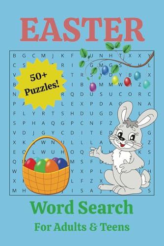 Easter Word Search Puzzle Book: Word Searches with Easy to Read Print About Easter, Candy, Holiday Celebrations and More | 6x9 inches, 110 pages | 50+ ... for Vacations, Holidays, Travel and Free Time Easter Word Search Puzzle Book: Word Searches with Easy to Read Print About Easter, Candy, Holiday Celebrations and More | 6x9 inches, 110 pages | 50+ ... for Vacations, Holidays, Travel and Free Time von Independently published