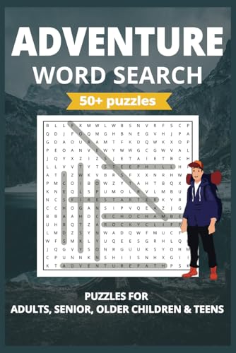 Adventure Word Search Puzzle Book: Word Searches with Easy to Read Print about adventure, nature, exploration and More | 6x9 inches, 110 pages | 50+ ... _ Gift for Vacations, Holidays and Free times Adventure Word Search Puzzle Book: Word Searches with Easy to Read Print about adventure, nature, exploration and More | 6x9 inches, 110 pages | 50+ ... _ Gift for Vacations, Holidays and Free times von Independently published