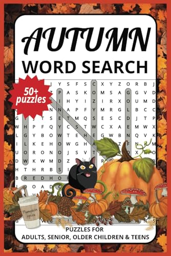 Autumn Word Search Puzzle Book for adults, Seniors & Older Children: Word Searches with Easy to Read Print about Fall, Pumpkins, Maple and More | 6x9 ... _ Gift for Vacations, Holidays and Free times Autumn Word Search Puzzle Book for adults, Seniors & Older Children: Word Searches with Easy to Read Print about Fall, Pumpkins, Maple and More | 6x9 ... _ Gift for Vacations, Holidays and Free times von Independently published