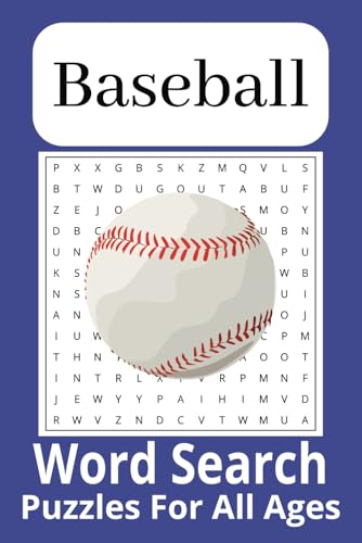 Baseball Word Search Puzzle Book: Word Searches with Easy to Read Print about Baseball, Batting, and Defense | 6x9 Inches, 110 Pages | 50+ Puzzles ... Gift for Vacations, Holidays and Free Time Baseball Word Search Puzzle Book: Word Searches with Easy to Read Print about Baseball, Batting, and Defense | 6x9 Inches, 110 Pages | 50+ Puzzles ... Gift for Vacations, Holidays and Free Time von Independently published