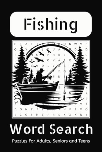 Fishing Word Search Puzzle Book: Word Searches With Easy To Read Print About Fishing, Fishing Techniques, Fishing Gear, and More | 6x9inches, 110 ... Gift For Vacations, Holidays, and Free Times Fishing Word Search Puzzle Book: Word Searches With Easy To Read Print About Fishing, Fishing Techniques, Fishing Gear, and More | 6x9inches, 110 ... Gift For Vacations, Holidays, and Free Times von Independently published