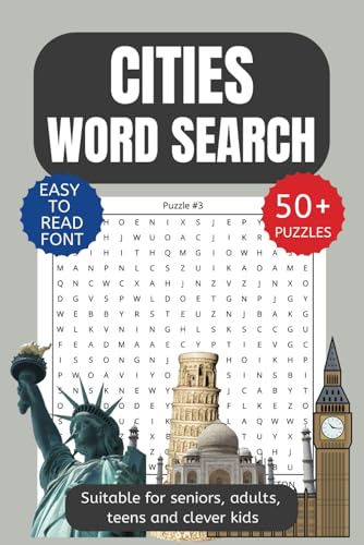 Cities Word Search: The Ultimate Cities Word Search Book (Ultimate Word Searches) von Independently published