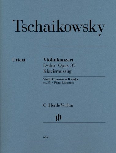 HENLE VERLAG TSCHAIKOWSKY P.I. - VIOLIN CONCERTO OP. 35 Klassische Noten Violine